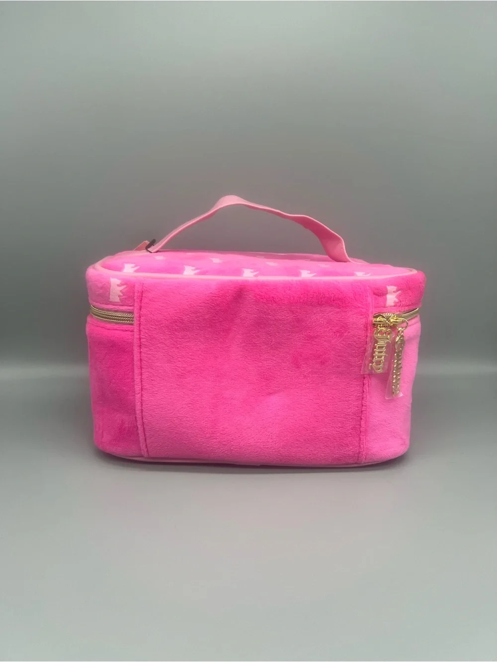 Juicy couture velour cosmetics bag